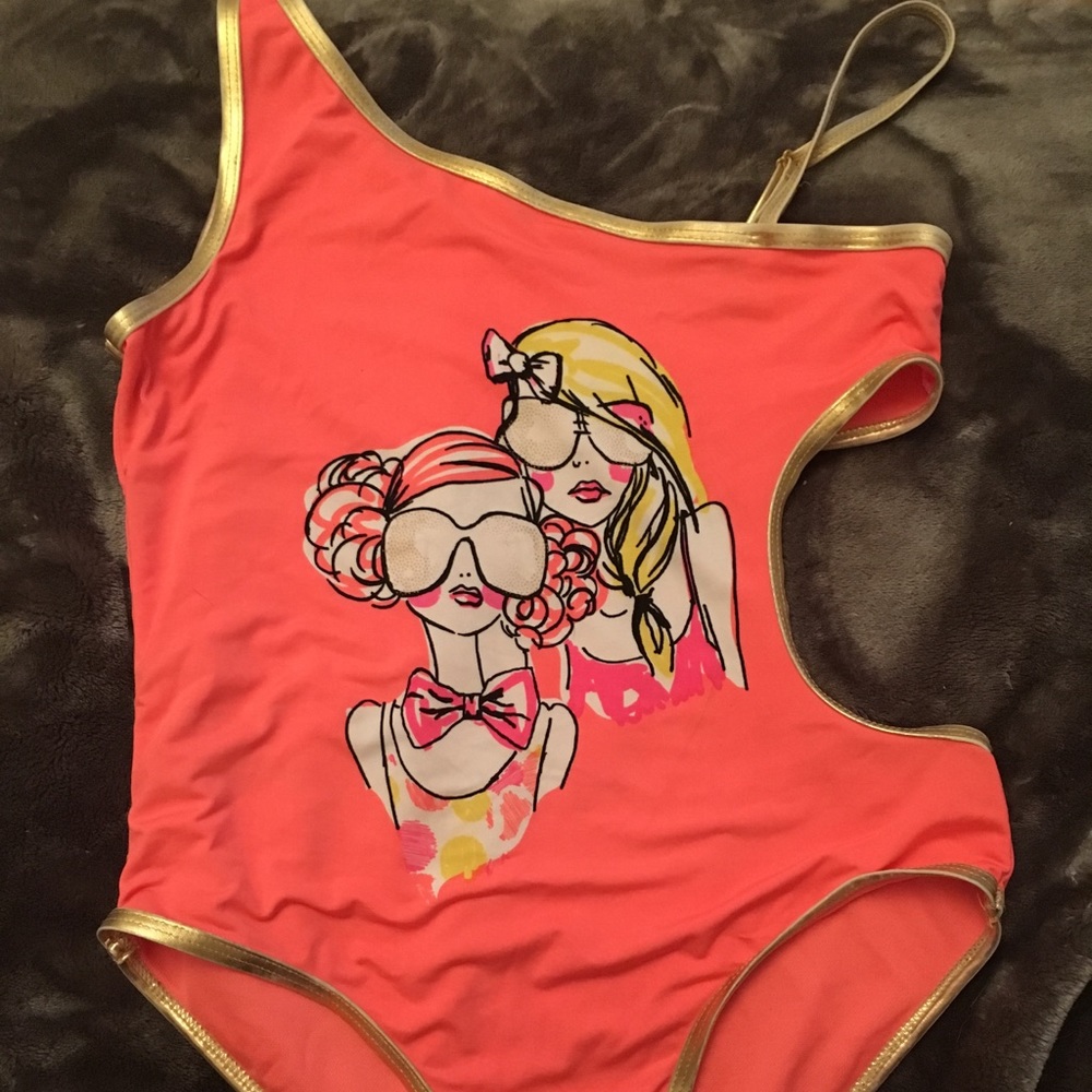 Girls swim monokini size 12